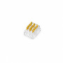 Conector awg 20-22 3 pini, Wire to Wire, imbinare fire LED, set 10 bucati