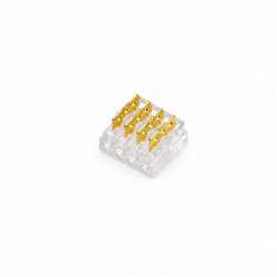 Conector awg 20-22 4 pini, Wire to Wire, imbinare fire LED RGB, set 10 bucati