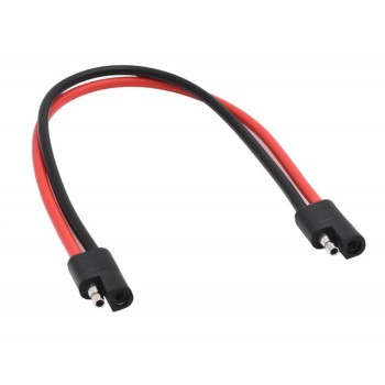 Conector SAE 12AWG cablu 30cm panou solar sau baterie auto