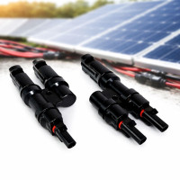 Conectori y panouri fotovoltaice mc4 set 2 buc adaptor 1000V