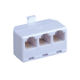 Adaptor splitter telefonic 1 tata - 3x mama 6P-4C