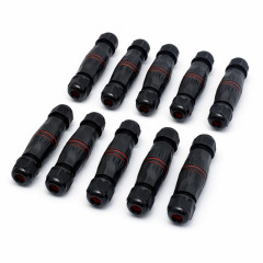 Conectori cabluri electrice M20 IP68 2 pini waterproof set 10
