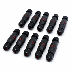 Conectori cabluri electrice M20 IP68 2 pini waterproof set 10