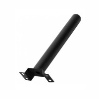 Consola lampa stradala FI42 neagra pentru montaj perete