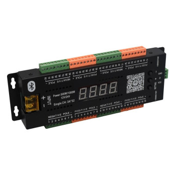 Kit iluminat trepte 32 canale Bluetooth 12V banda LED si sursa incluse