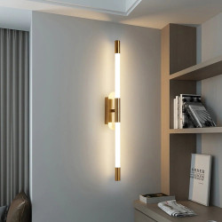 Aplica LED 60 cm 16W gold trei functii 800 lm