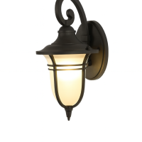 Felinar exterior aluminiu E27 IP44 sticla mata 40W max