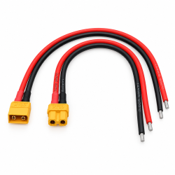 Conectori XT30 cu cablu, set mama-tata, 20cm, 14AWG
