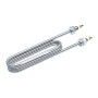 Rezistenta Electrica 2500W din Inox 304, 3 Spire, 210x50mm, Filet M14, 220V