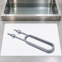 Rezistenta Electrica 2500W din Inox 304, 3 Spire, 210x50mm, Filet M14, 220V