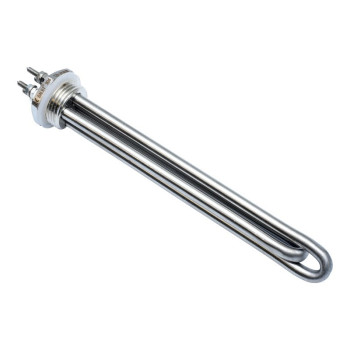 Rezistenta Solara 12V din Inox pentru Boiler, 2x300W, DN25, L200mm, R170