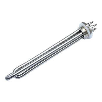 Rezistenta Solara 12V din Inox pentru Boiler, 2x300W, DN25, L200mm, R170