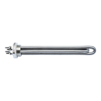 Rezistenta Solara 12V din Inox pentru Boiler, 2x300W, DN25, L200mm, R170