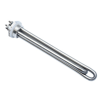 Rezistenta Solara 48V din Inox pentru Boiler, 2x300W, DN25, L200mm, R172