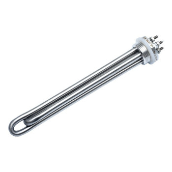 Rezistenta Solara 48V din Inox pentru Boiler, 2x300W, DN25, L200mm, R172