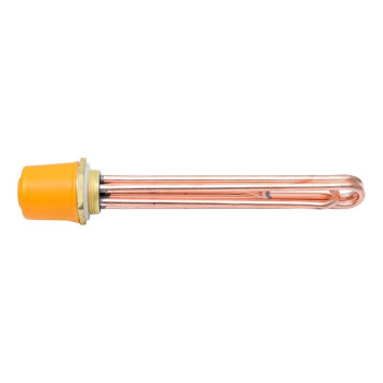Rezistenta Boiler din Cupru 9000W, cu Teaca pentru Termostat, 220V, 290mm