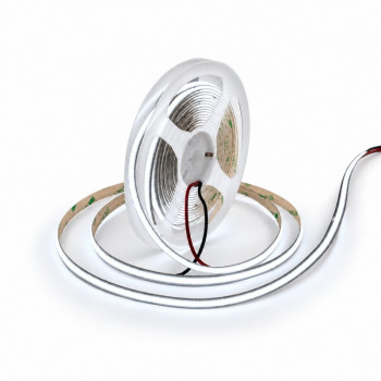 Banda LED COB Cut-Free 5m, 6500K Alb Rece, 400 LED/m, 10W/m, 24V