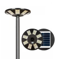 Lampa Solara Stradala 400W cu stalp, panou si telecomanda