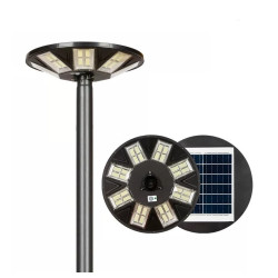 Lampa Solara Stradala 400W cu stalp, panou si telecomanda