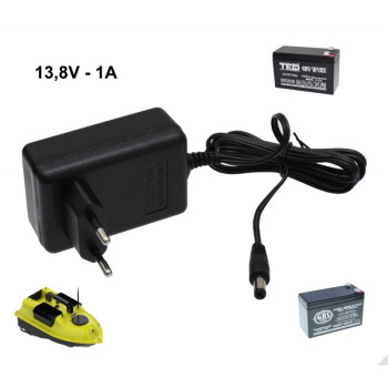 Incarcator acumulatori pumb acid 13,8V 1A DC 2.1