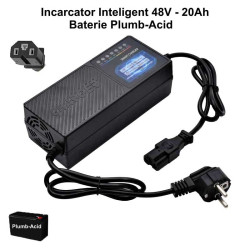Incarcator 48V-20Ah smart pentru baterii plumb acid