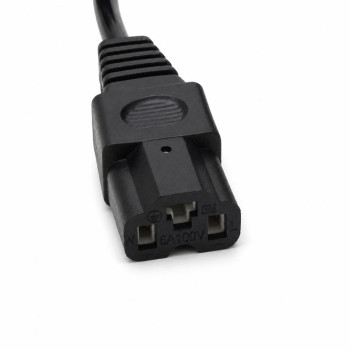 Incarcator 72V Plumb Acid 58Ah pentru scuter si tricicleta electrica, mufa 3 pini tip PC, racire activa, negru
