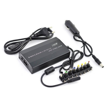 Incarcator laptop universal casa si masina 100w 8 conectori