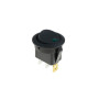 Buton 12V On-Off cu Led Verde, 22mm