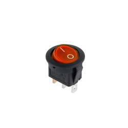 Buton cu LED rosu, 23mm, 220V, 3 contacte