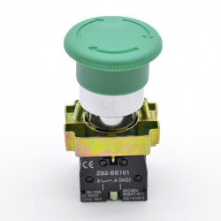 Buton Motor 220V Ciuperca Retinere ON-OFF BS533 Verde