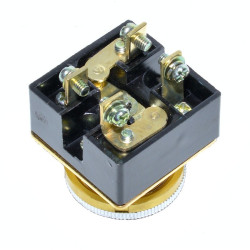 Buton Push Motor Fara Retinere Verde LA2