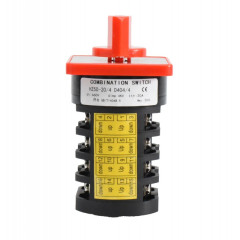 Comutator Rotativ 4 Came 1-0-2 / 20A D404/4
