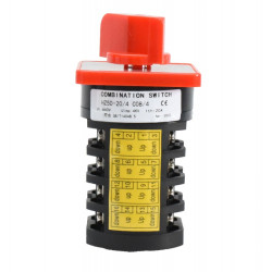 Comutator Rotativ cu 4 Came 1-0, 20A - Model C08/4