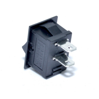 Intrerupator Mic IRS 220V Negru 2P, 21x15mm