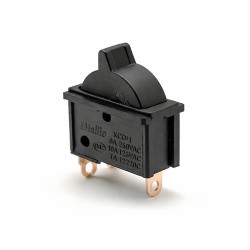 Intrerupator Basculant Negru ON-OFF 220V 6-10A INT-22017N