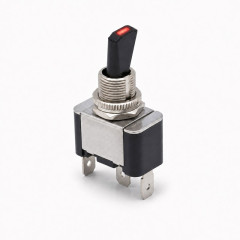 Intrerupator 12V cu LED rosu, maneta ON/OFF, 30A, 3 pini