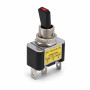 Intrerupator 12V cu LED rosu, maneta ON/OFF, 30A, 3 pini