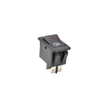 Intrerupator IRS cu LED, 4 contacte, pentru auto, 12V, model INT-12006