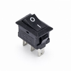 Intrerupator Mini IRS 220V Negru, 15x10mm