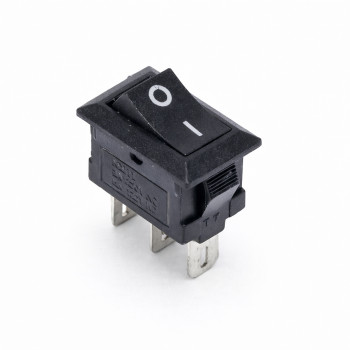 Intrerupator Mini IRS 220V Negru, 15x10mm