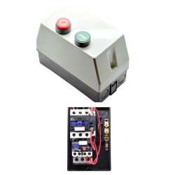 Intrerupator motor DRG18A 18A 10kW cu contactor si releu