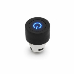 Intrerupator Push iluminat albastru 3V 4 contacte