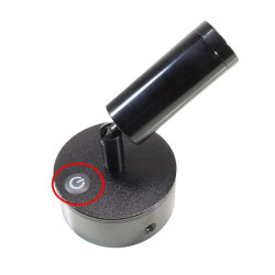 Intrerupator touch dimmer 12v 2.5a negru 13mm