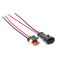 Conector auto exterior waterproof 2 fire cu izolatie HB-202