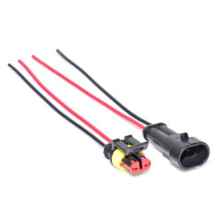 Conector auto exterior waterproof 2 fire cu izolatie HB-202