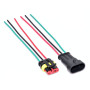 Conector auto exterior waterproof 3 fire HB-303 mama-tata