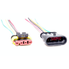 Conector auto exterior waterproof 4 fire HB-404 mama-tata