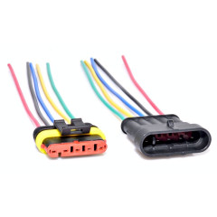 Conector auto exterior waterproof 5 fire HB-505 mama-tata