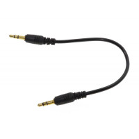 Cablu audio Jack 3.5mm tata-tata stereo 20cm