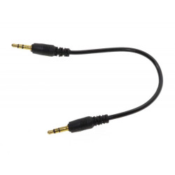 Cablu audio Jack 3.5mm tata-tata stereo 20cm